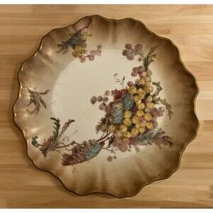 Porcelain Plate, Doulton, Burslem, England Pattern